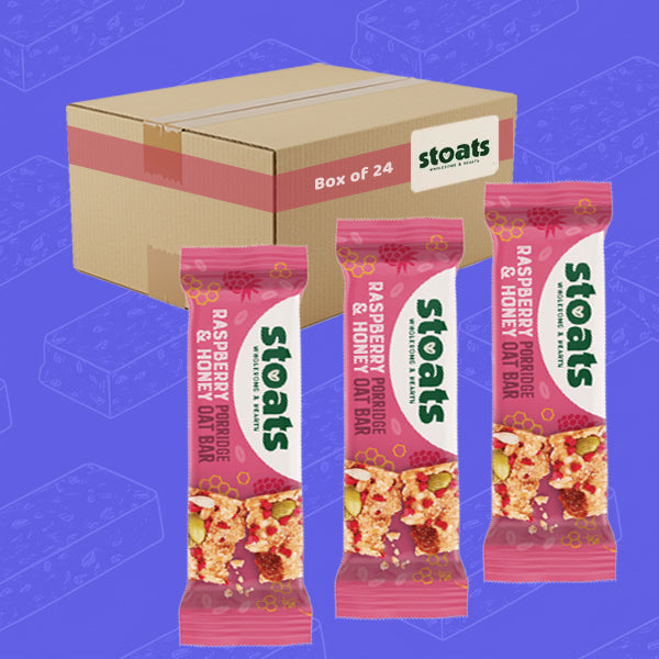 Stoats Raspberry & Honey Porridge Oat Bar 42g 0000448