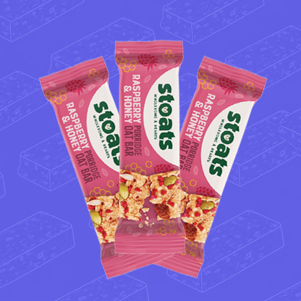 Stoats Raspberry & Honey Porridge Oat Bar 42g 0000448