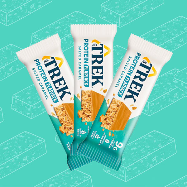 TREK Salted Caramel Protein Flapjacks 16 x 50g