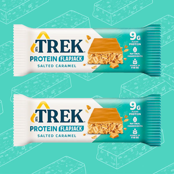 TREK Salted Caramel Protein Flapjacks 16 x 50g