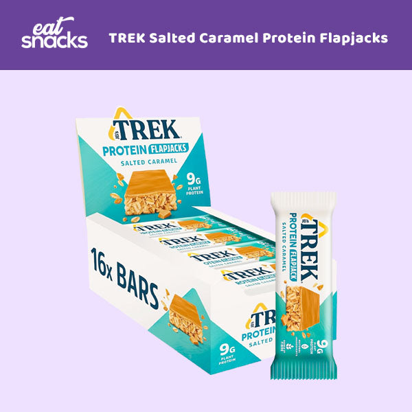 TREK Salted Caramel Protein Flapjacks 16 x 50g