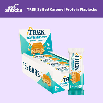 TREK Salted Caramel Protein Flapjacks 16 x 50g