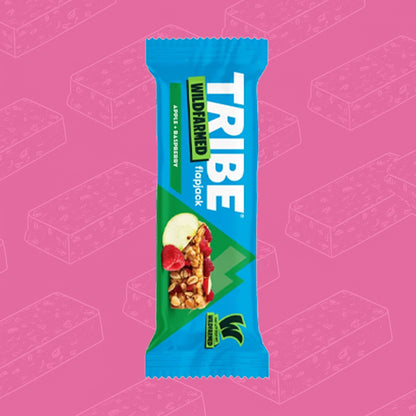 TRIBE x Wildfarmed Flapjack Apple & Raspberry Bar 50g 0000445