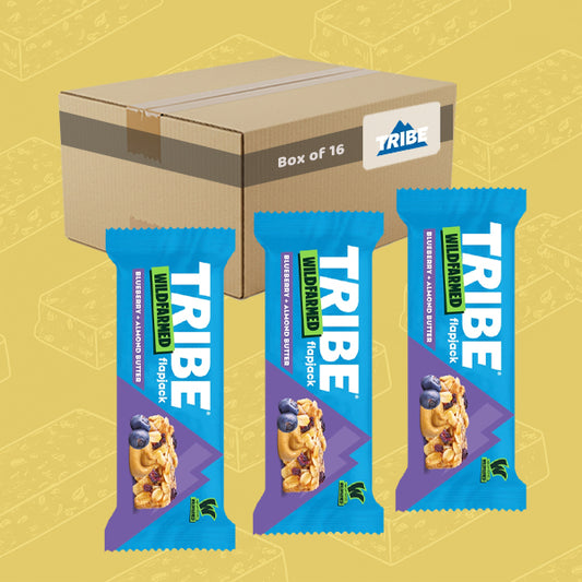 TRIBE x Wildfarmed Flapjack Blueberry & Almond Butter Bar 50g 0000443