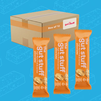 The Gut Stuff High Fibre Bar Peanut Butter 35g 0000459