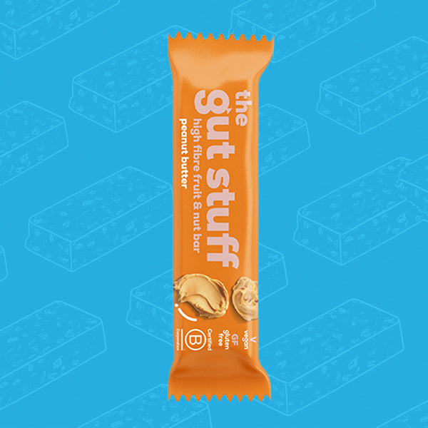 The Gut Stuff High Fibre Bar Peanut Butter 35g 0000459