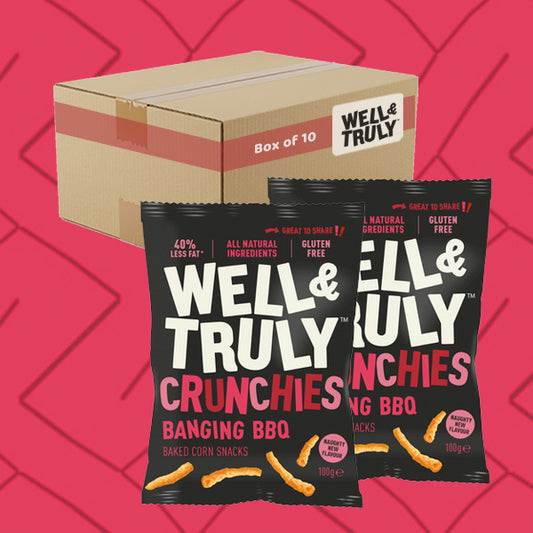 Well & Truly BBQ Snacks 10 x 30g