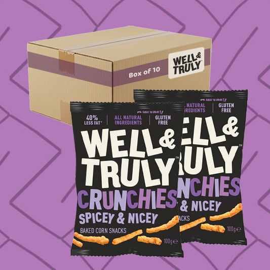 Well & Truly Spicey & Nicey Snacks 10 x 30g