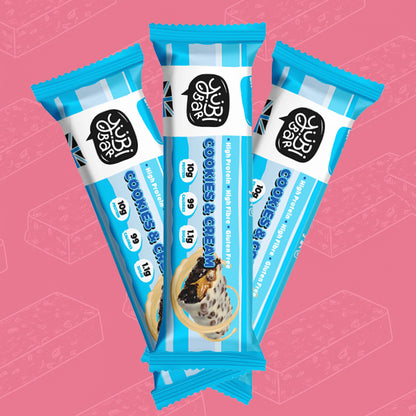 YuBi Cookies & Cream Protein Bar 35g 0000456