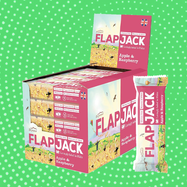 Brynmor Flapjack Apple and Raspberry 20 x 80g
