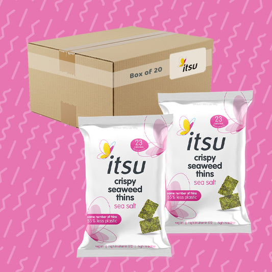 itsu Crispy Seaweed Thins Sea Salt 5g 0000410
