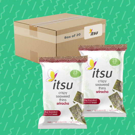 itsu Crispy Seaweed Thins Sriracha 5g 0000408