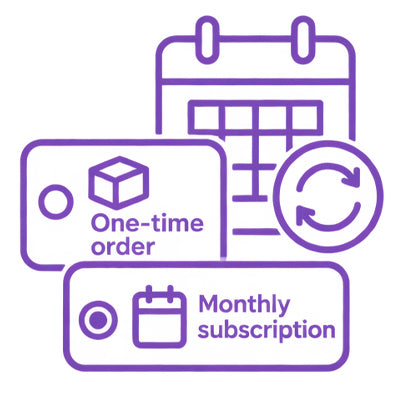 Pay online or monthly invoice