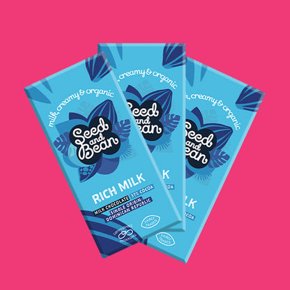 Seed & Bean – Rich Milk X 10 Bars